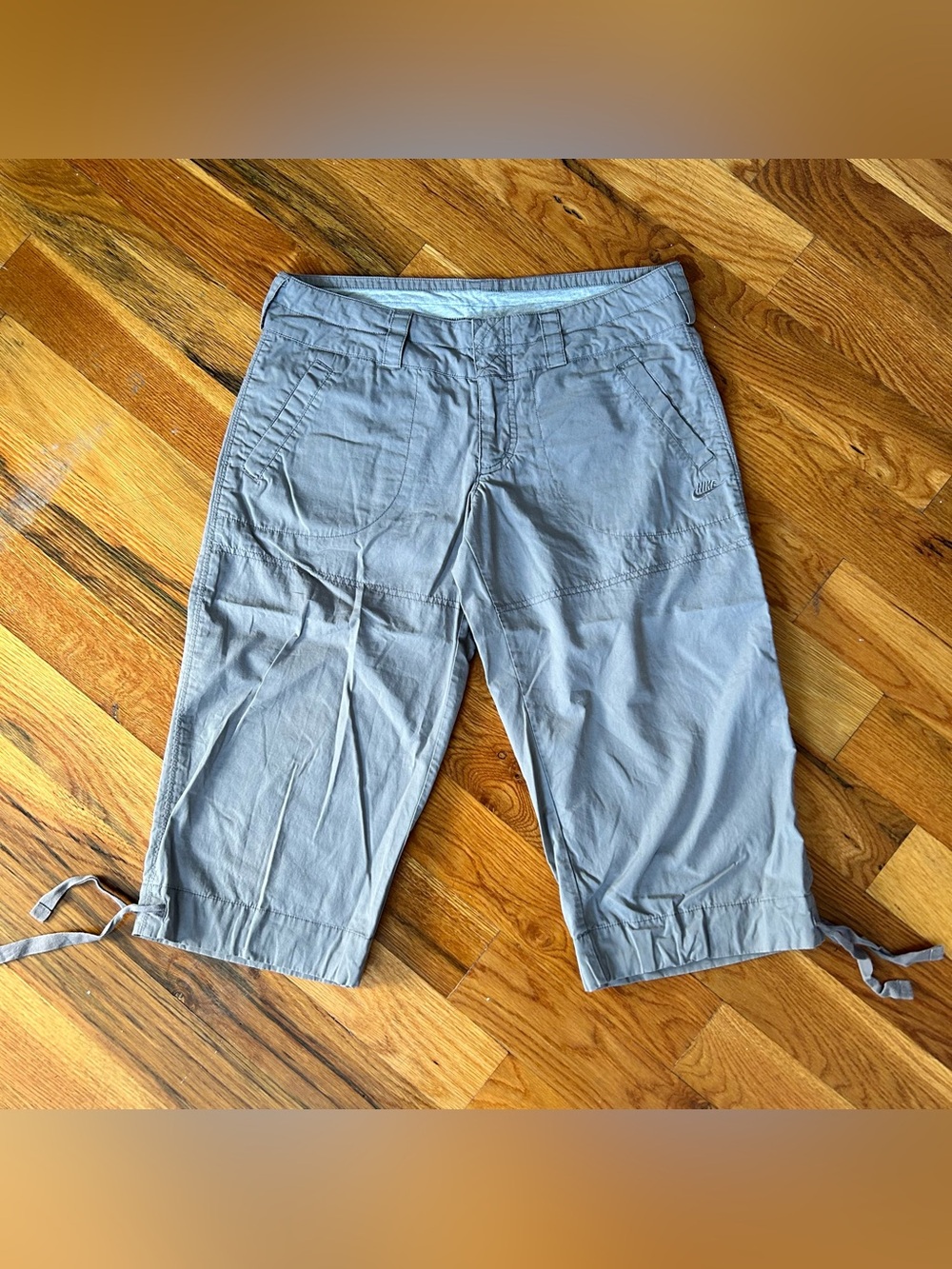 Nike Light Gray Capris Pants